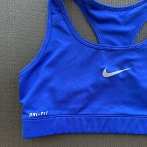 Nike Dry Fit sports bra blue size M